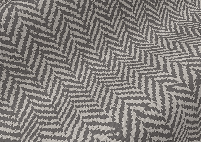 Chevron Stripe, Toast Brown - Twist&Fit Roller Blind - Image 4